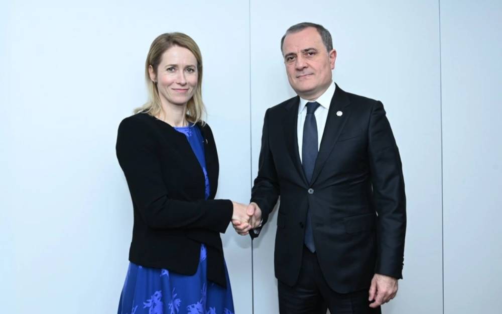 Ceyhun Bayramov Kaya Kallas ilə görüşdü