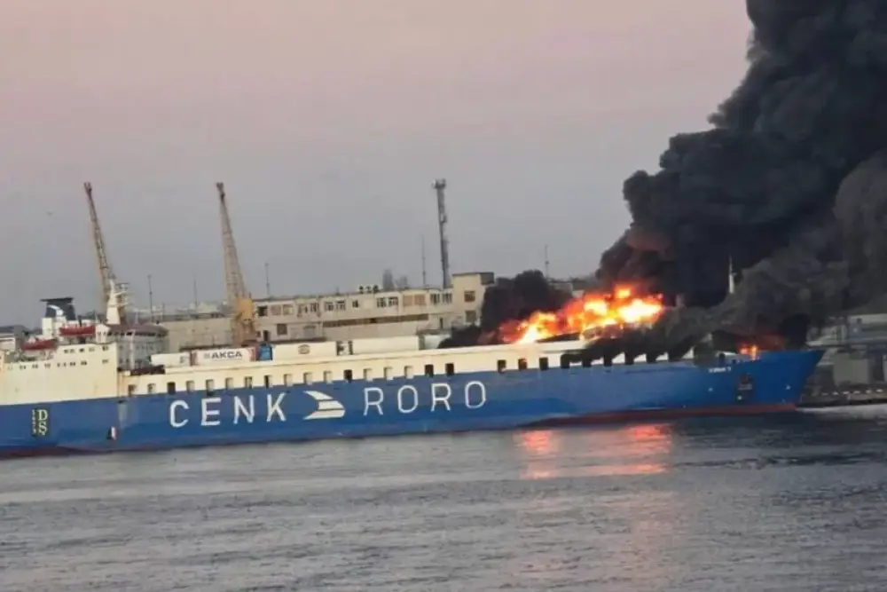 Türkiyə gəmisi Odessada Rusiyanın raket hücumuna məruz qalıb