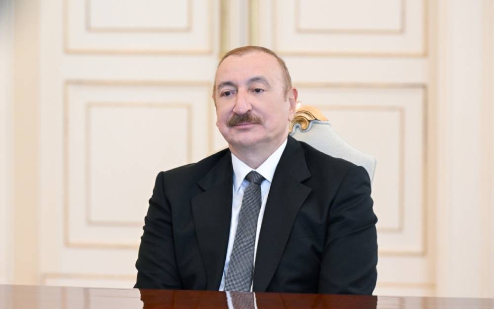 Prezident daha bir qəbul keçirdi - FOTOLAR