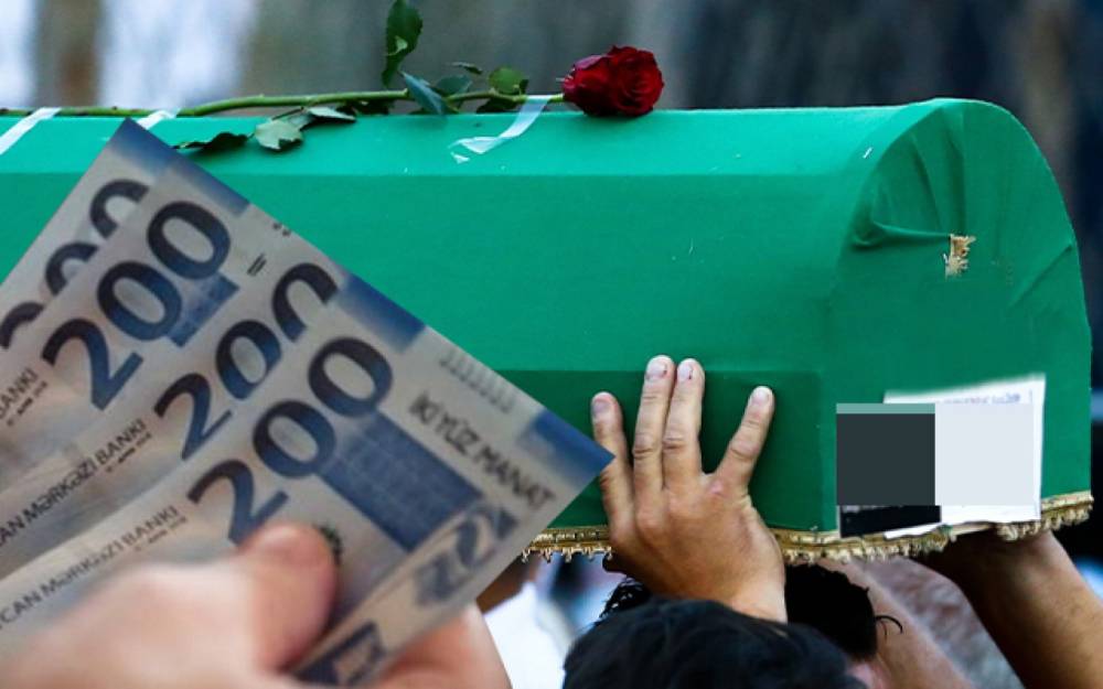 Dəfn müavinəti üzrə orta məbləğ 944 manata çatacaq