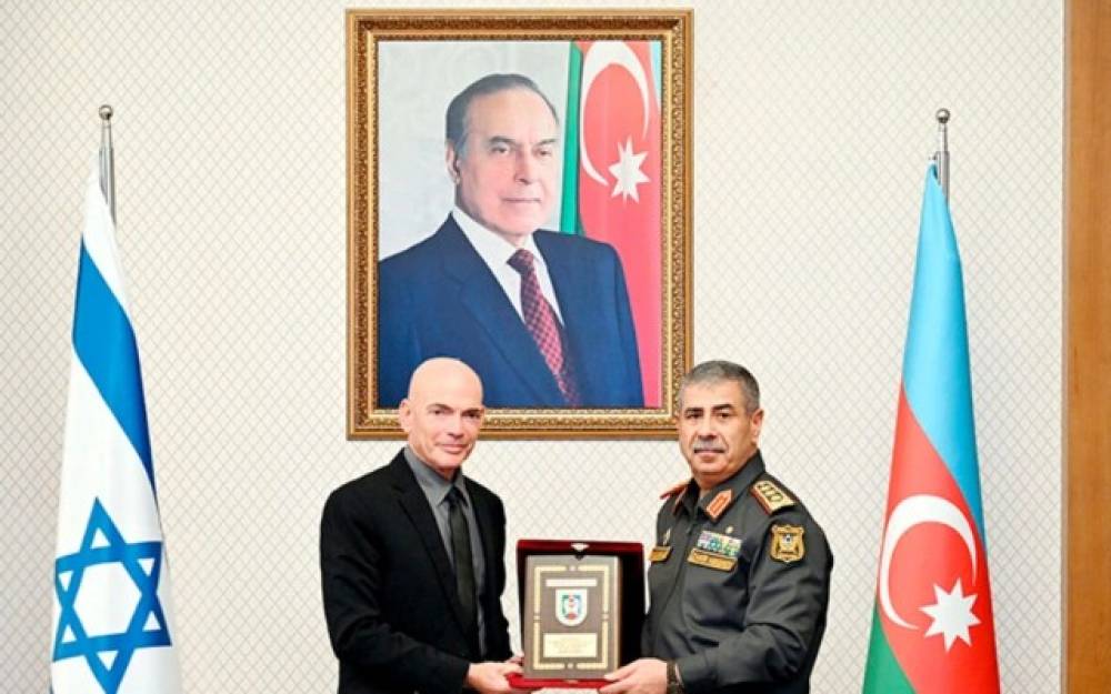 Zakir Həsənov İsrail nümayəndə heyətini qəbul etdi