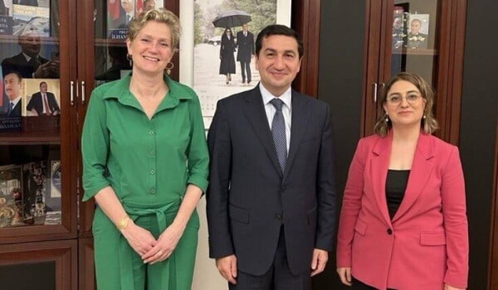 Hikmət Hacıyev Niderland səfiri ilə görüşdü