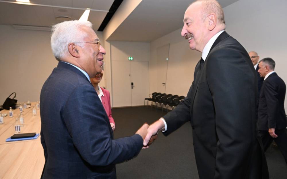 Prezident Kopenhagendə Aİ liderləri ilə görüşdü - FOTOLAR