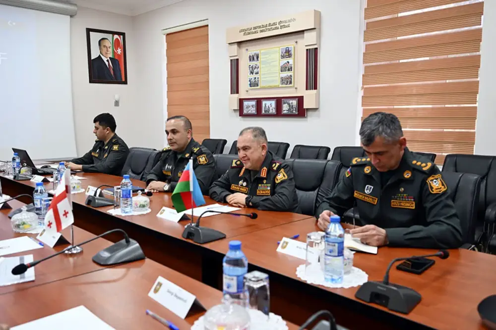 Bakıda Azərbaycan və Gürcüstanın hərbi hüquqşünaslarının işgüzar görüşü keçirilib