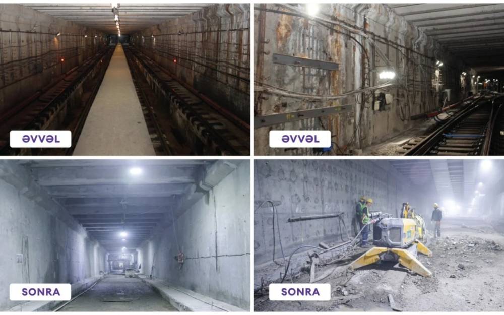 "Həzi Aslanov" metrostansiyasında görülən işlərə dair son vəziyyət açıqlandı