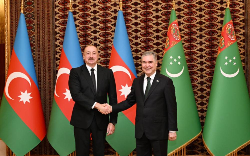 Azərbaycan, Türkmənistan və Özbəkistan arasında yüksəksəviyyəli görüş başladı