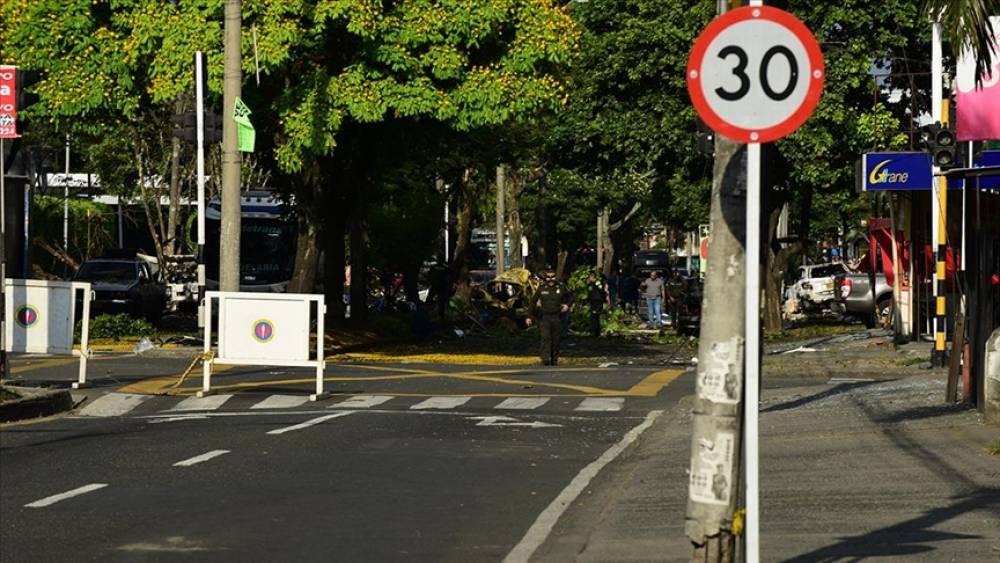 Kolumbiyada partlayış: Ölənlər və yaralananlar var