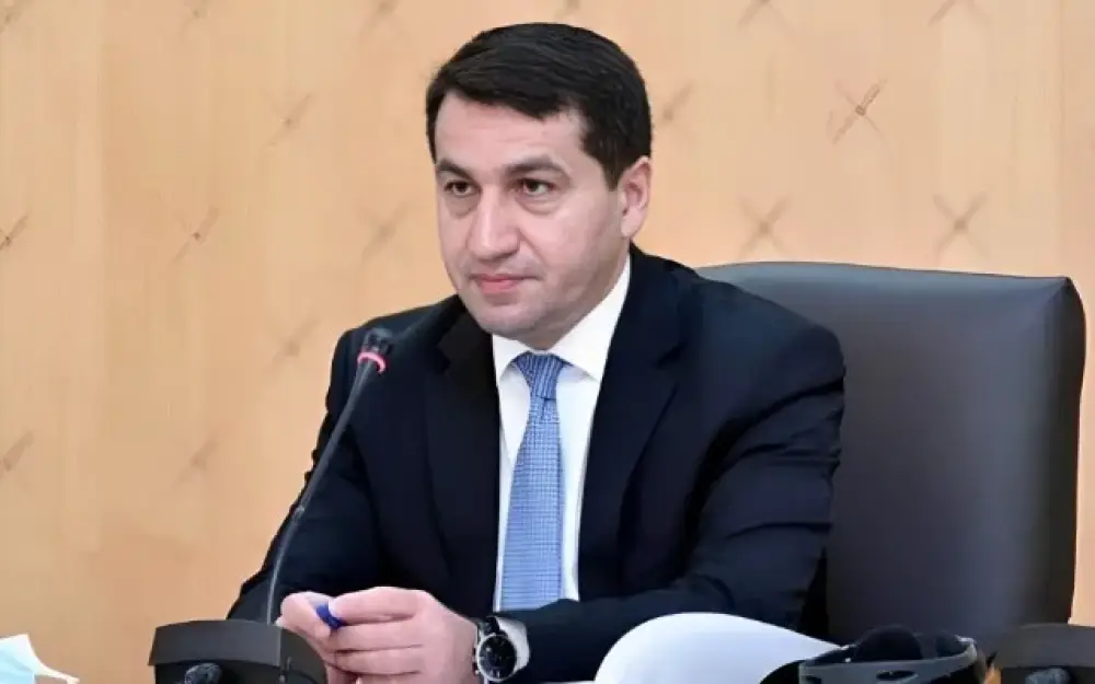 "Mənə aid edilən bəzi fikirlər təhrif olunub" - Hikmət Hacıyev