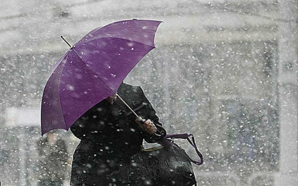 Azərbaycanda yağış və qar yağır - FAKTİKİ HAVA