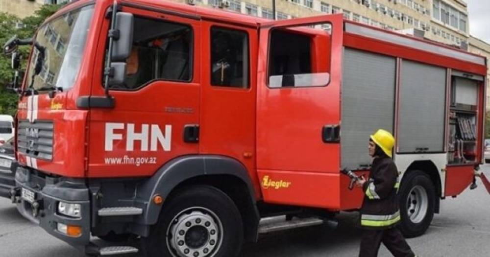 Dərnəgüldə obyekt yanır, polis əraziyə cəlb olundu – VİDEO