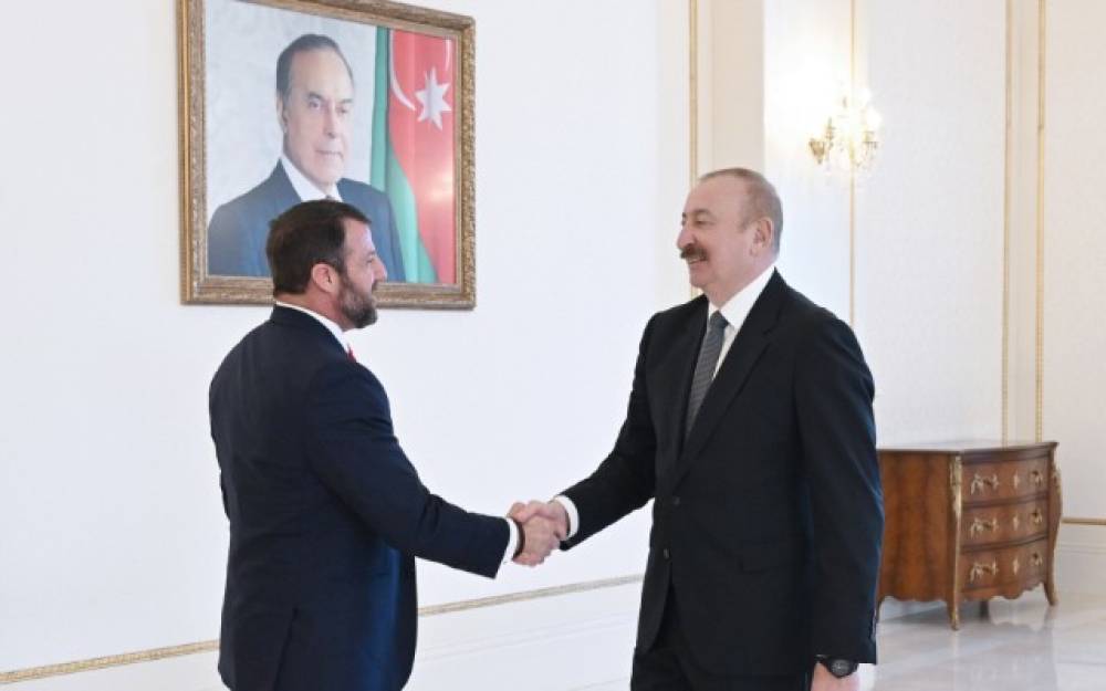 İlham Əliyev ABŞ nümayəndə heyətini qəbul etdi - FOTOLAR
