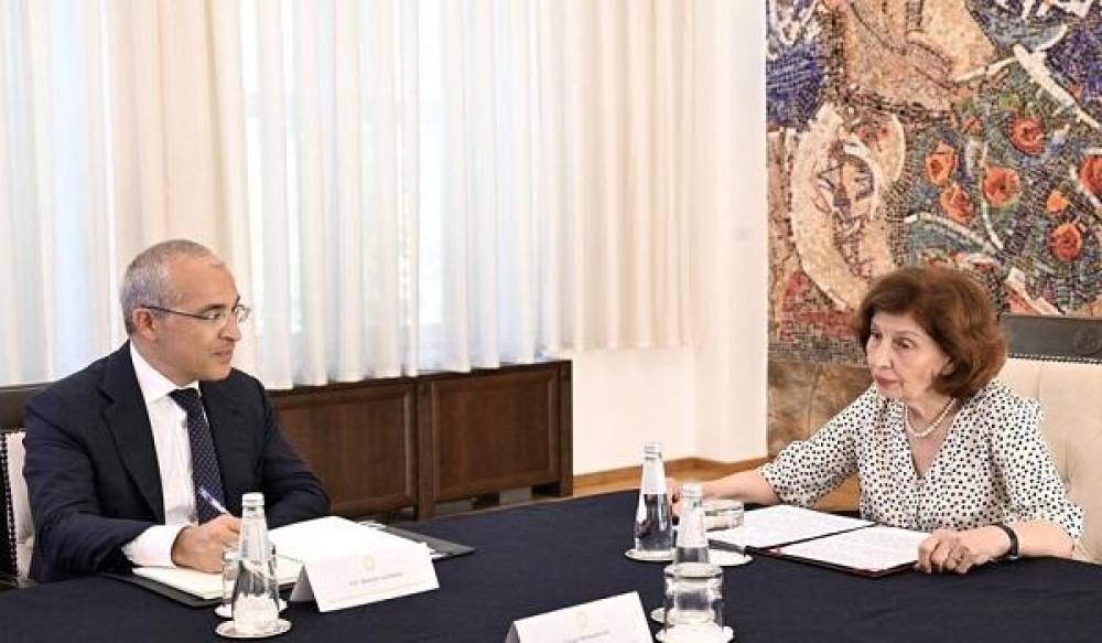 Şimali Makedoniya prezidenti Mikayıl Cabbarovu qəbul etdi