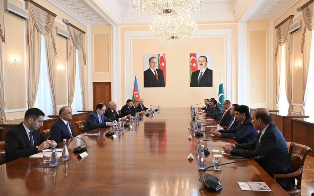 Əli Əsədov Pakistan Milli Assambleyasının sədri ilə görüşüb