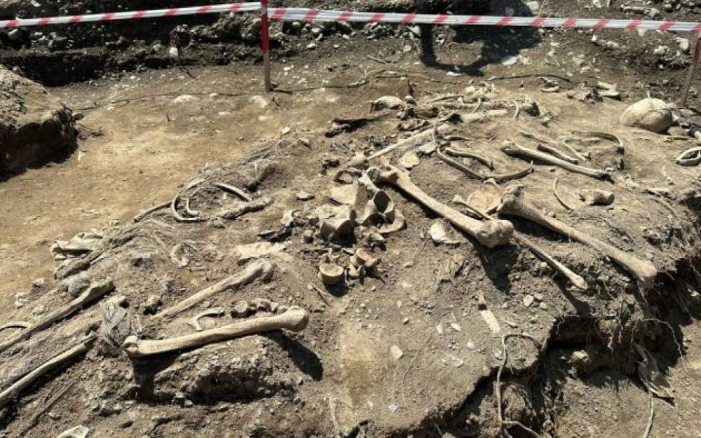 Ağdamda insan sümükləri tapıldı