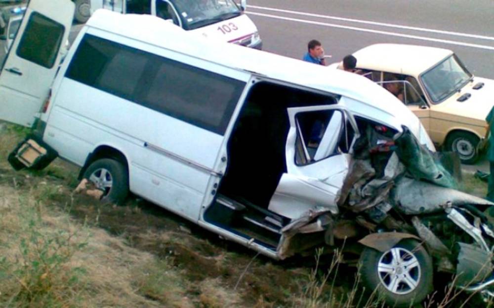 Ağdam-Füzuli yolunda mikroavtobus aşıb - Çox sayda xəsarət alan var