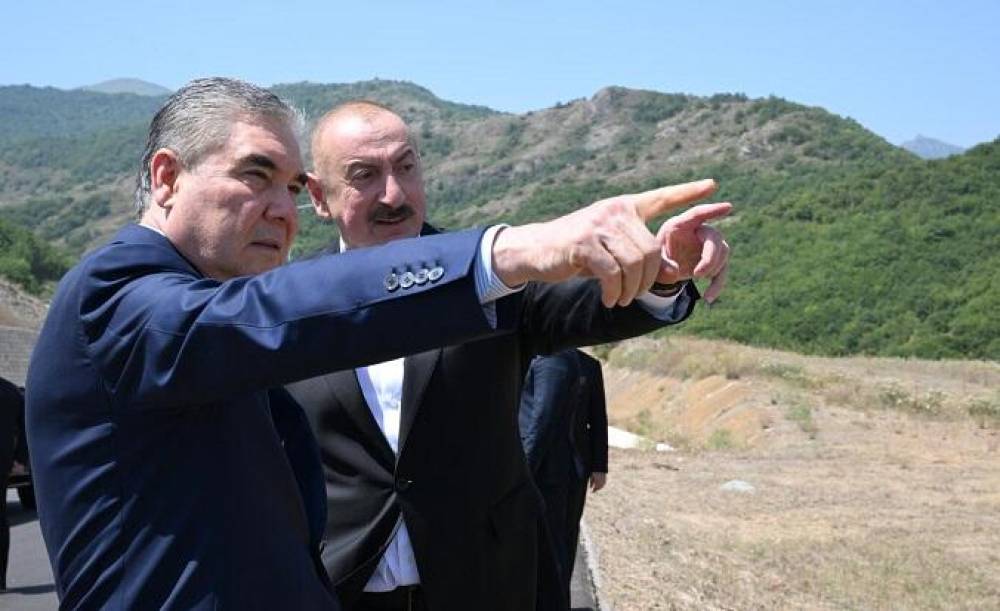 Əliyev və Berdiməhəmmədov Şuşada birgə nahar etdilər