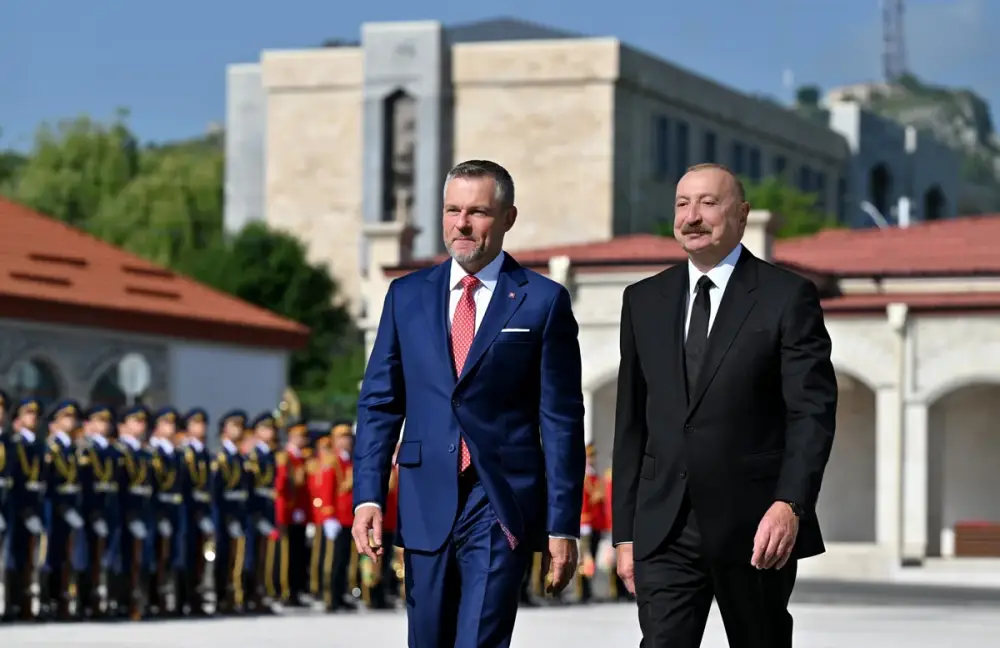 Peter Pelleqrininin Şuşada rəsmi qarşılanma mərasimi olub