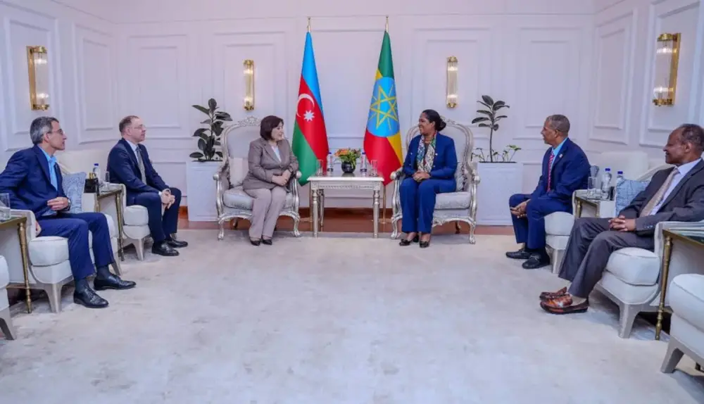 Sahibə Qafarova Efiopiyada səfərdədir