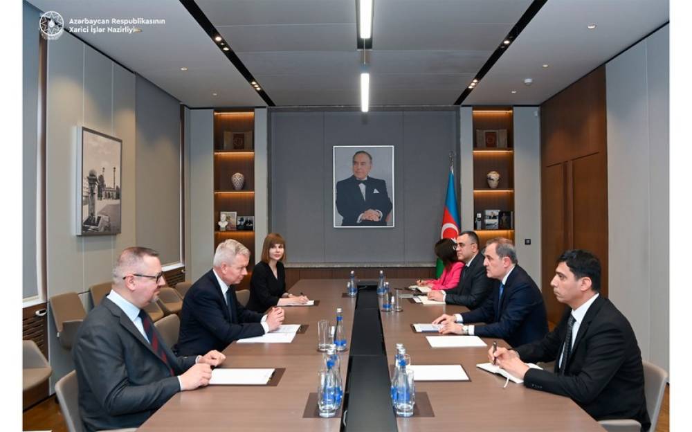 Ceyhun Bayramov Polşanın Azərbaycandakı yeni səfiri ilə görüşüb