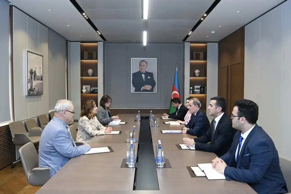 Ceyhun Bayramov Katrin Bomberger ilə görüşüb