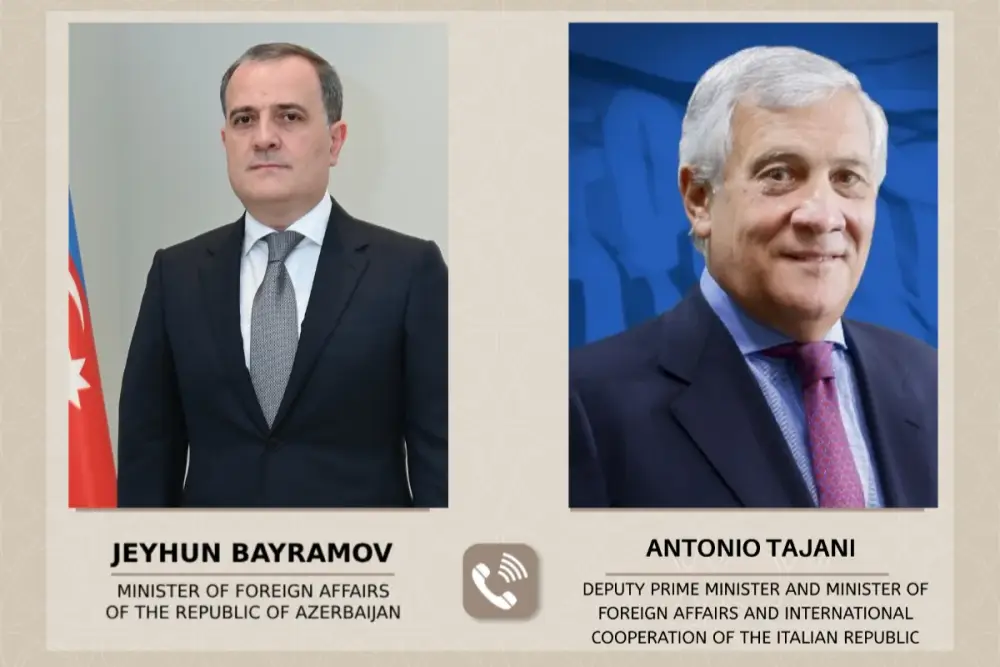 Ceyhun Bayramov Antonio Tayani ilə DANIŞDI - Nələr müzakirə edildi?