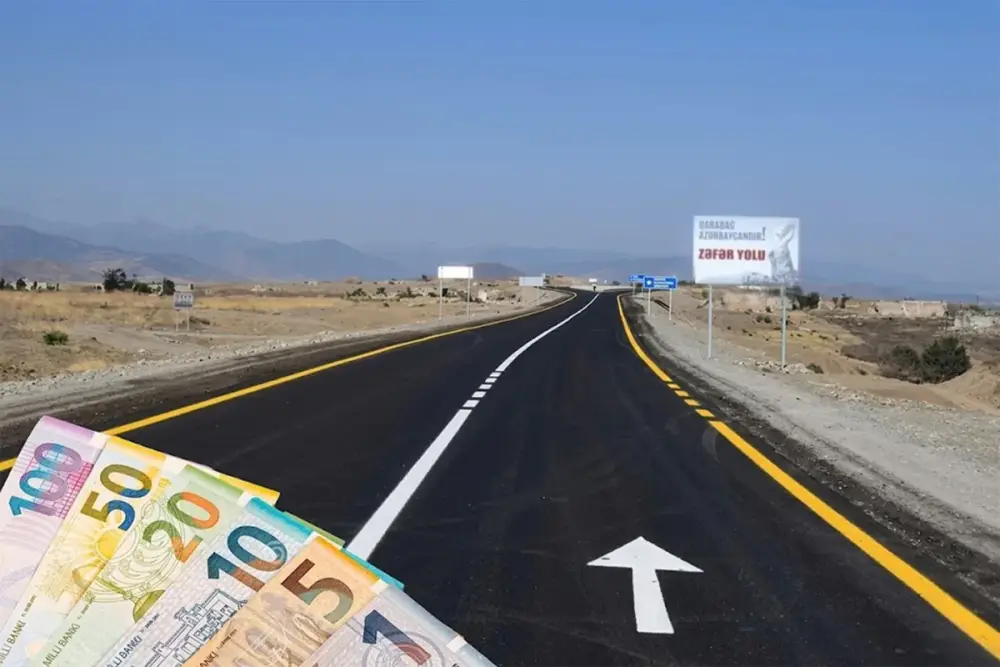 Azərbaycanda daha bir yol ÖDƏNİŞLİ OLDU - MƏBLƏĞLƏR AÇIQLANDI