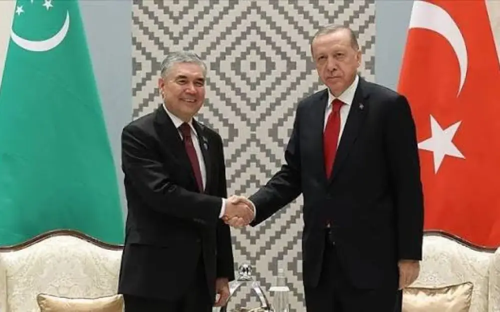 Ərdoğan və Berdiməhəmmədov ikitərəfli əlaqələri müzakirə etdilər