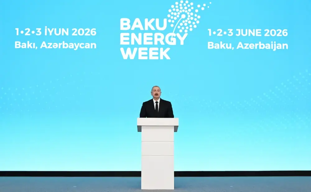 İlham Əliyev Bakı 31-ci "Baku Energy Forum"un rəsmi açılış mərasimində iştirak edir