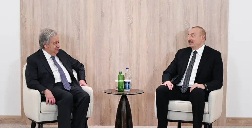 BMT-nin Baş katibi İlham Əliyevi təbrik edib