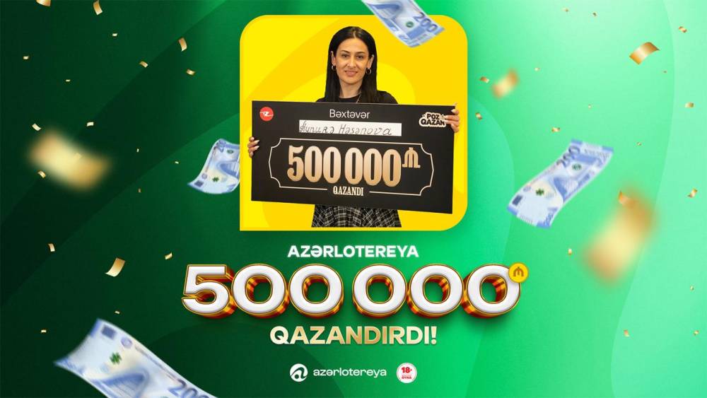 Bakıda qadın lotereyadan 500 000 manat uddu