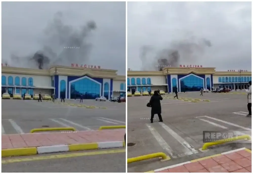 İran Naxçıvan aeroportuna dron hücumu edib