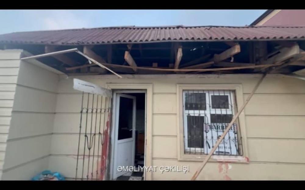 Bakıda bərbərxanada partlayış oldu - Xəsarət alan var (VİDEO)