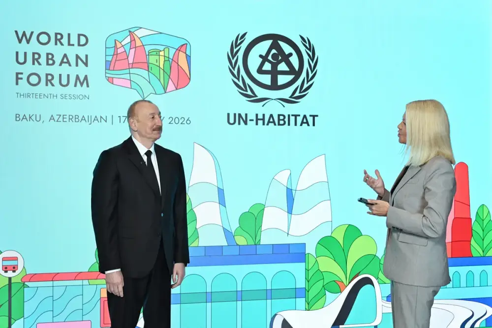 Prezident: "WUF13-ə ev sahibliyi etmək bizim üçün böyük şərəfdir"