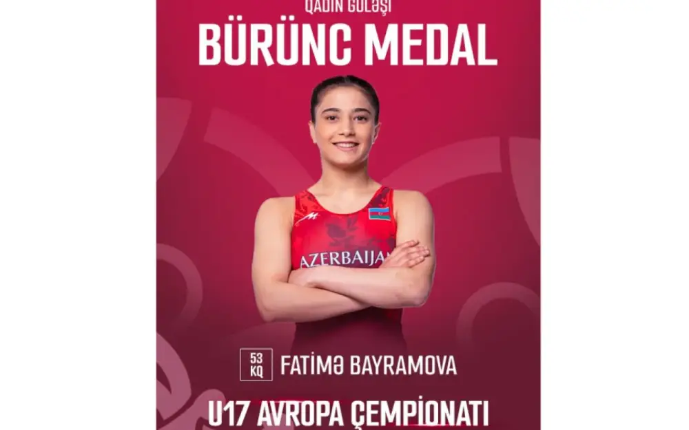 Azərbaycan güləşçisi Avropa üçüncüsü oldu