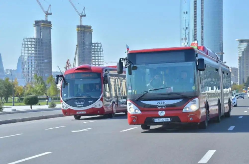 Bakıda bu avtobusların fəaliyyəti bərpa edilir