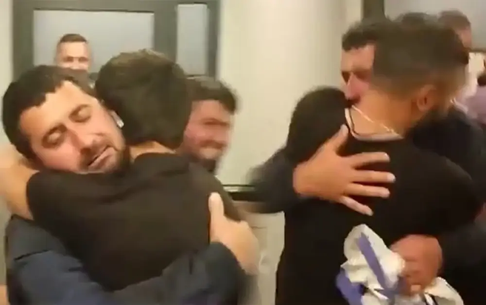 Monteneqroda sərbəst buraxılan həmyerlimiz belə qarşılandı - Video