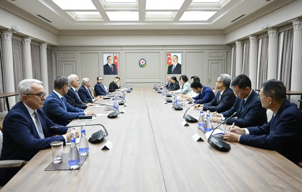 Əli Əsədov Çin Xalq Siyasi Məşvərət Şurasının üzvü ilə görüşüb