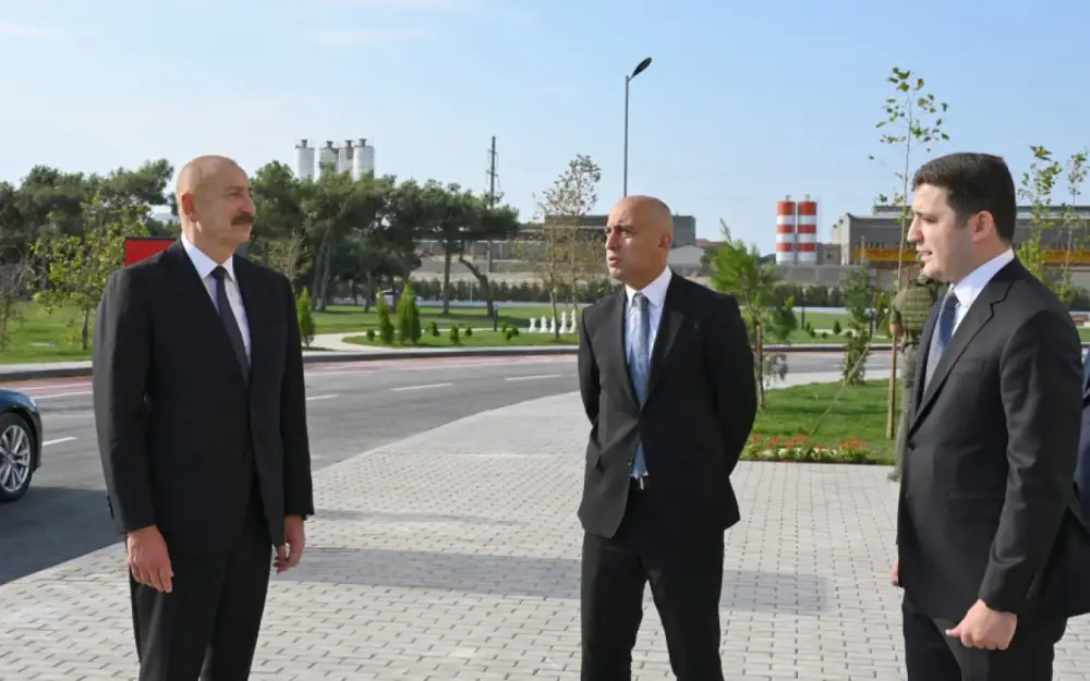 Prezident “SABAH.city"nin birinci mərhələsinin açılışında - FOTOLAR